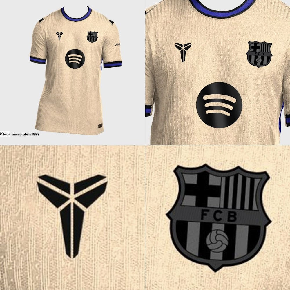 FC Barcelona x Kobe Away Kit 25/26