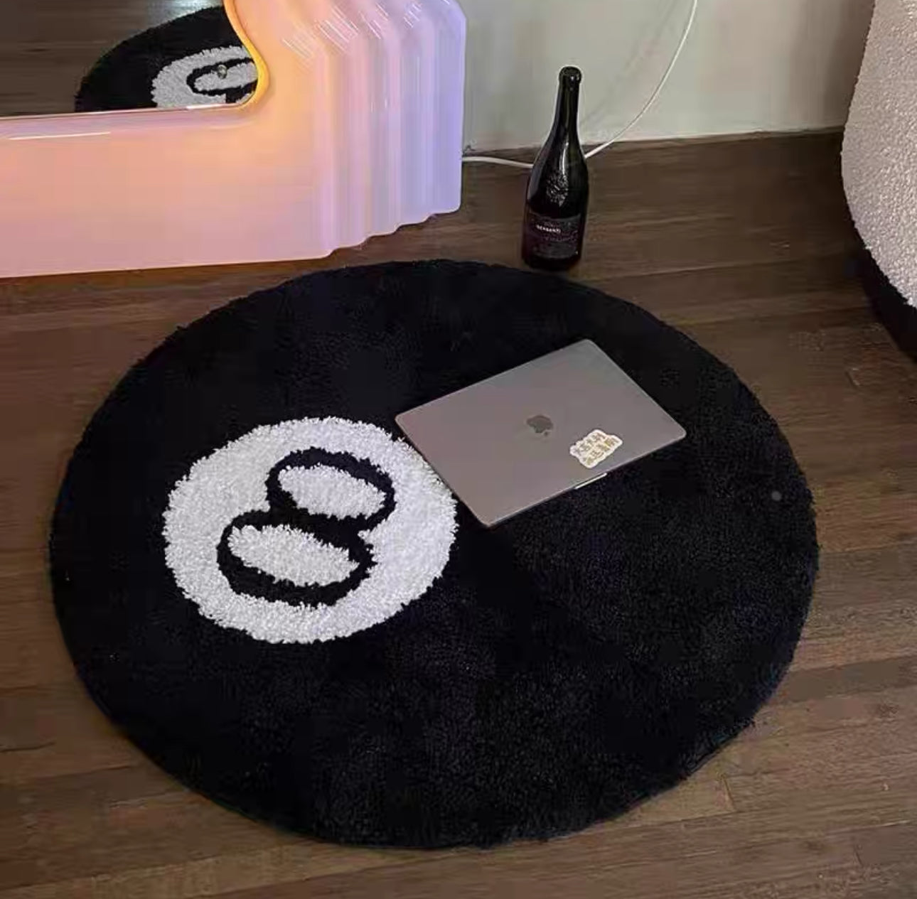 8 ball rug