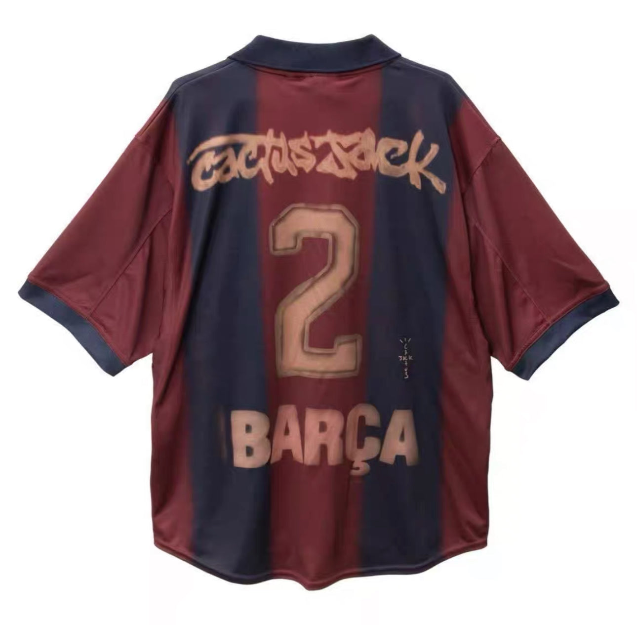 Travis Scott X Barcelona retro jersey