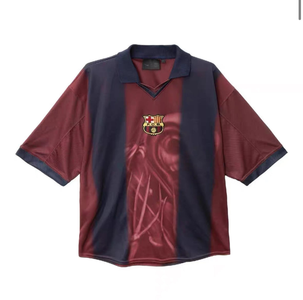 Travis Scott X Barcelona retro jersey