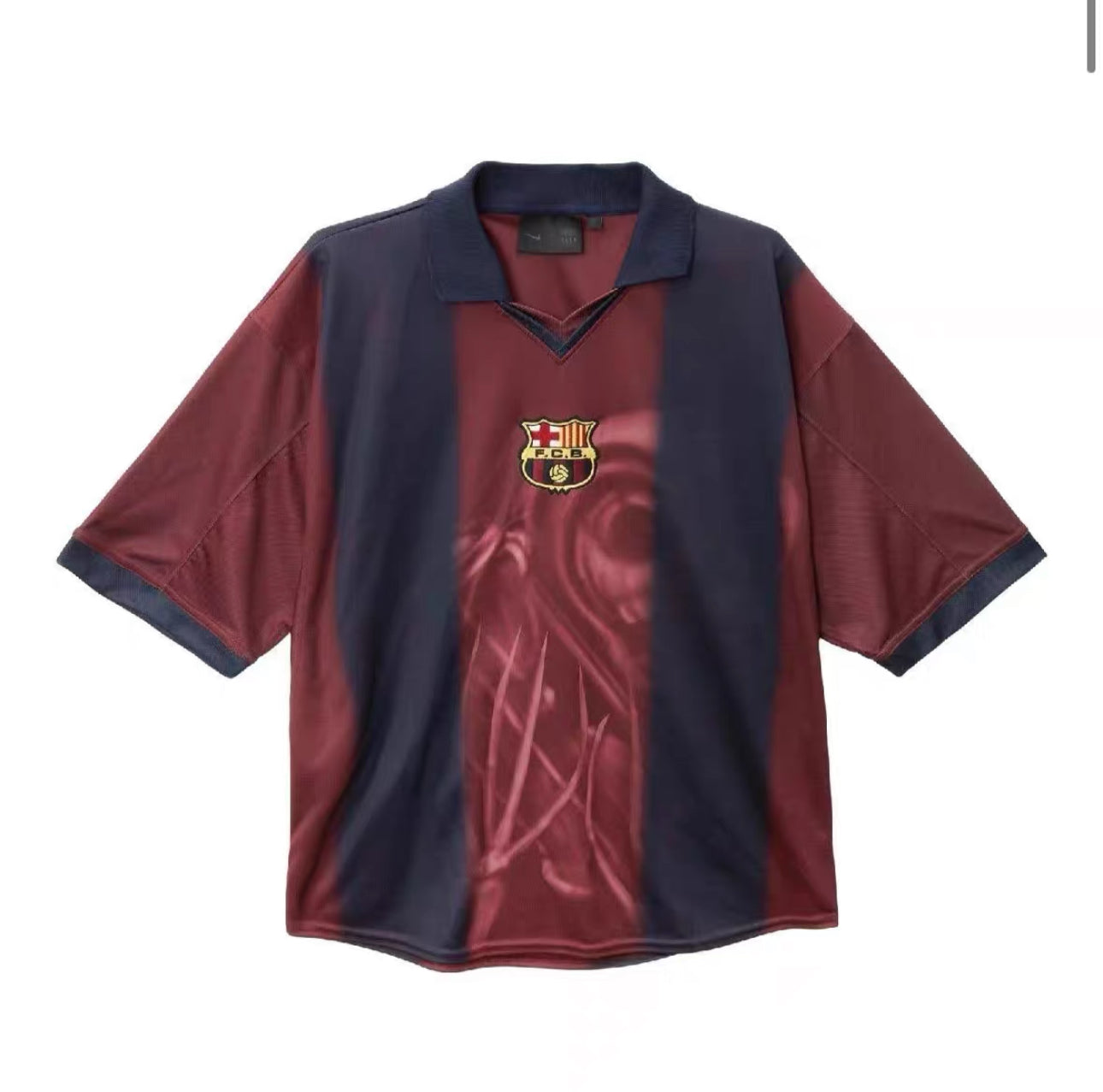 Travis Scott X Barcelona retro jersey