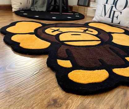 Baby milo bape rug