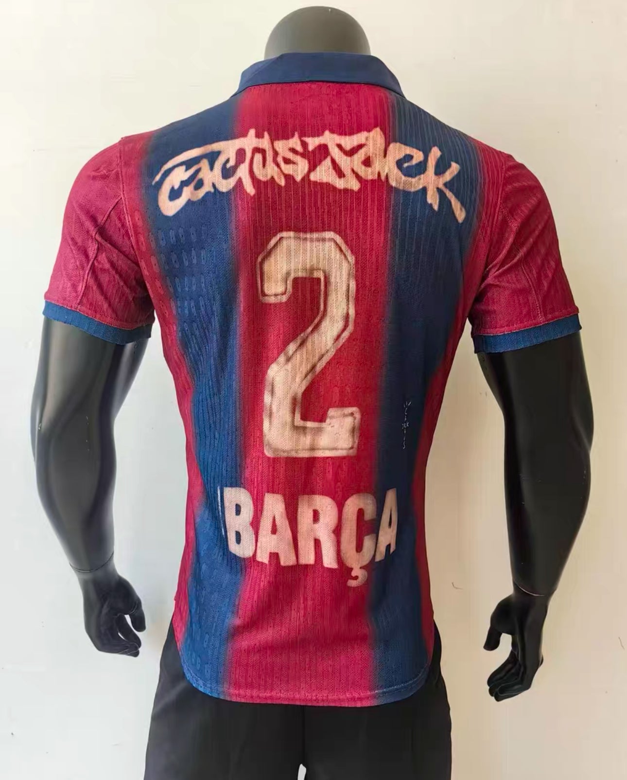 Travis Scott X Barcelona retro jersey