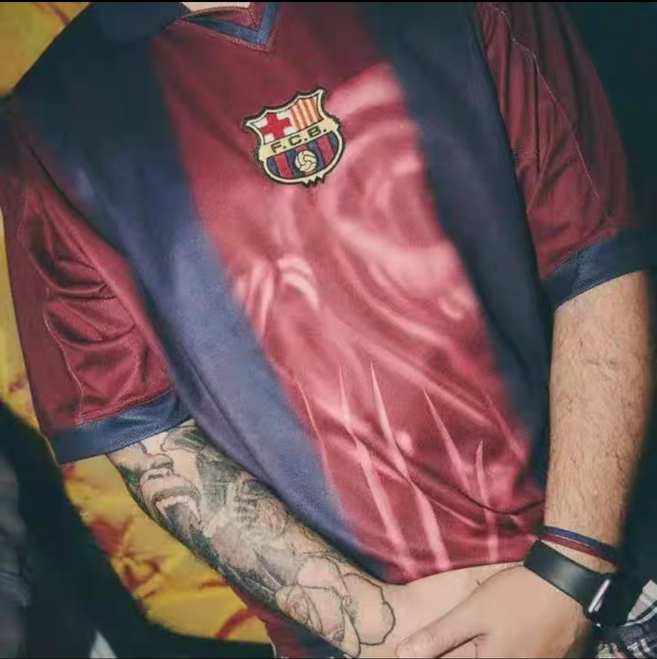 Travis Scott X Barcelona retro jersey
