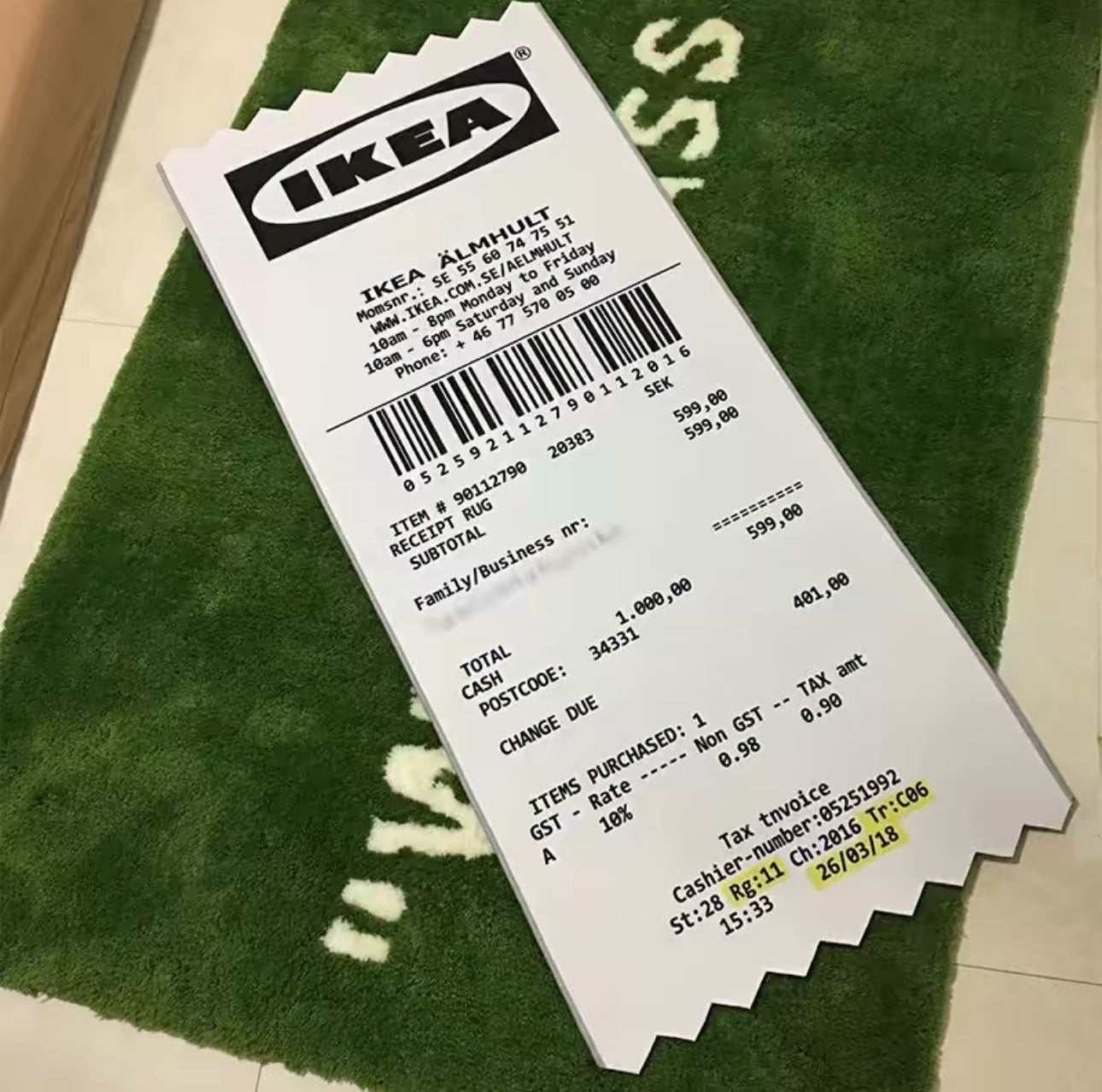 IKEA rug